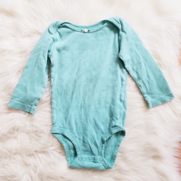 Carter's 4 Piece Set Baby Girl Long Sleeve Onesie - Picture 6 of 8